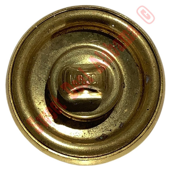 3-PK (Mid Century), Waterbury Company Brass Buttons w/ Eagle Seal, 5/8"D - Picture 3 of 4